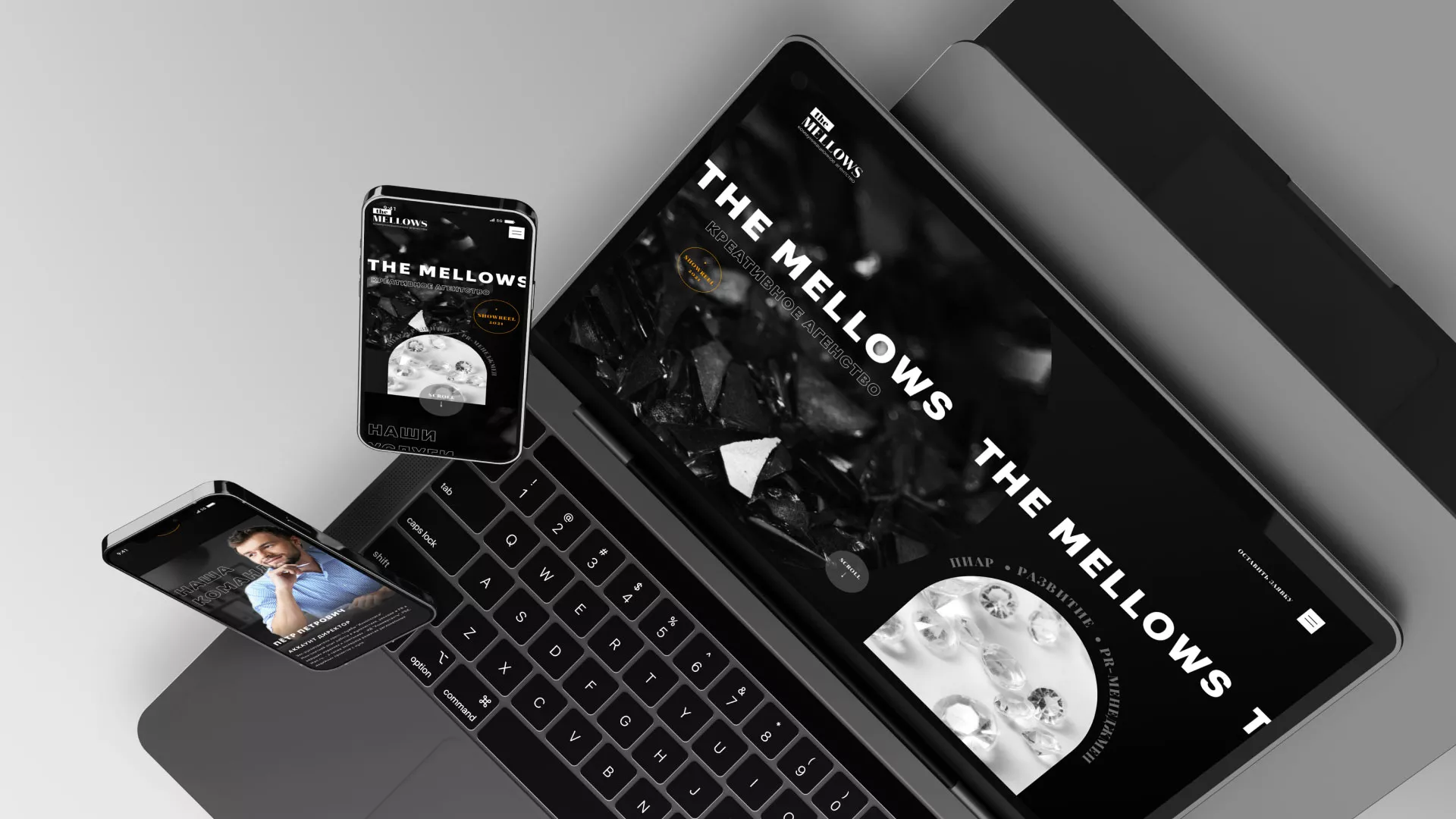 Разработка сайта креативного агентства «The Mellows» в Находке