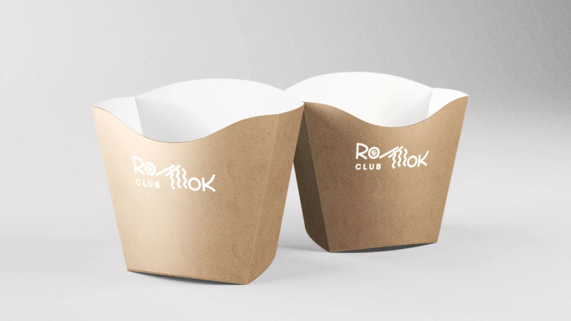Создание логотипа суши-бара «Roll Wok Club» в Находке